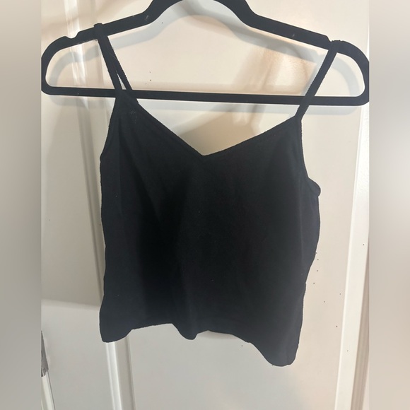 St. John evening Classic Black Women's Camisole Top knit size small EUC - Picture 2 of 3